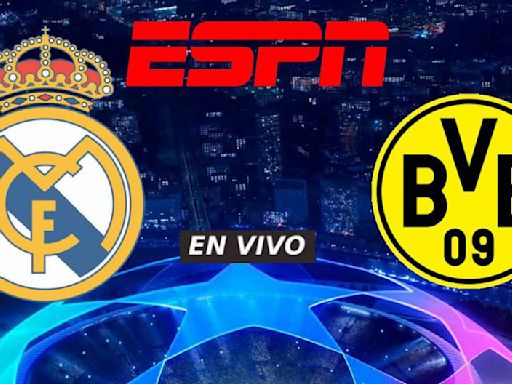ESPN EN VIVO - dónde ver partido Real Madrid vs. Borussia Dortmund por TV y Streaming