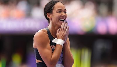 Katarina Johnson-Thompson takes day one lead but warns ‘it’s not over yet’