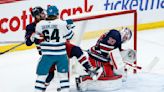 Hellebuyck gets third shutout of season and 35th of his career as Jets beat Sharks 1-0