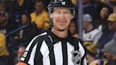 Referee Kozari returns to ice, works playoff game