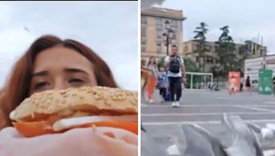 Seagulls Snatch Sandwich From Woman's Hand In This Terrifying Yet Hilarious Video - News18