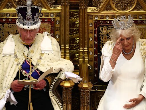 King Charles III Experiences Wardrobe Malfunction With Royal Robe