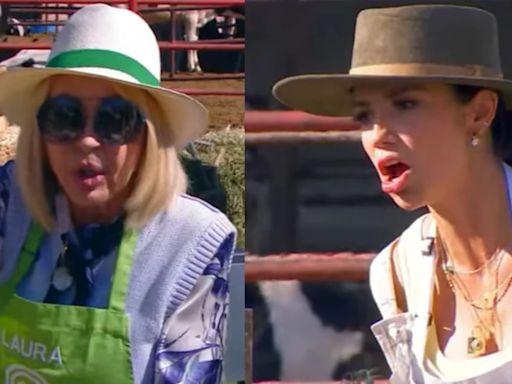 Laura Bozzo y Ferka se pelean en reto de MasterChef Celebrity; la conductora abandonó a su equipo