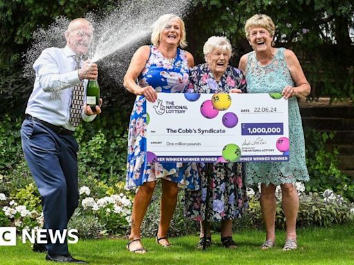 Family syndicate from Peterborough celebrates £1m lottery win