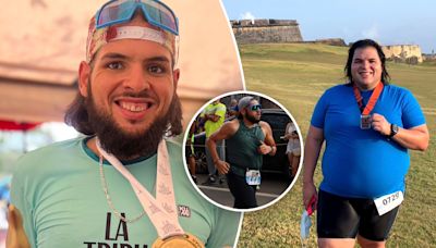 I used to weigh 400 pounds — then I quit drinking, lost half my body weight and won my first triathlon