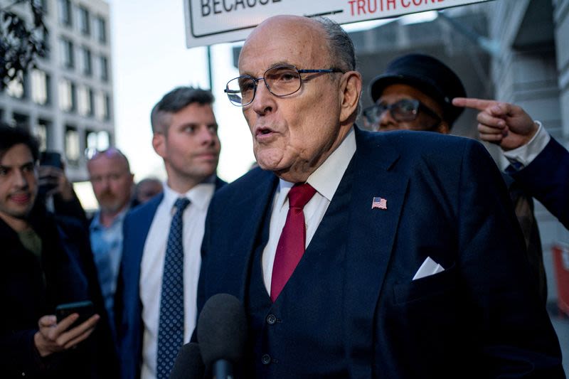 Trump's former lawyer Giuliani stumbles in bid to appeal defamation ruling