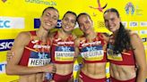 Carmen Avilés saca el billete para los Juegos Olímpicos con el relevo 4x400 femenino y bate el récord de España