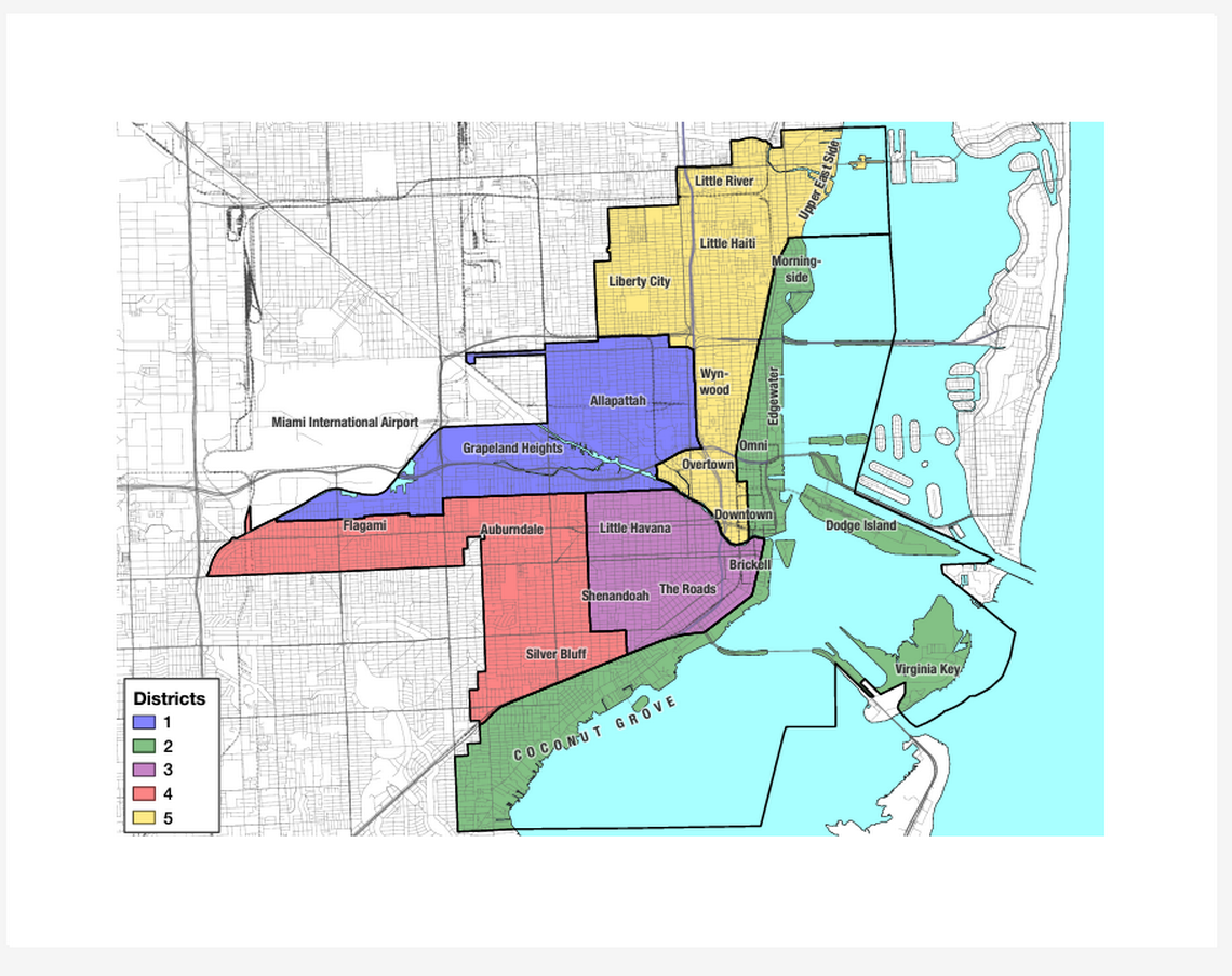 A judge said Miami racially gerrymandered its voters. Here’s the proposed new map