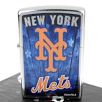 ZIPPO 美系~MLB美國職棒大聯盟-國聯-New York Mets紐約大都會隊