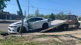 Hooning leads high-performance car to crash into RTA pole; 1 person injured