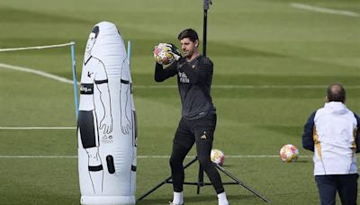 Courtois, listo, podría volver ante el Cádiz