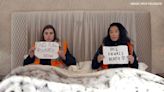 Just Stop Oil activists lie in Harrods bed as fuel poverty protests sweep UK