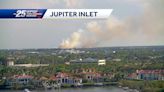 Brush fire sent thick, black smoke billowing across Palm Beach Gardens and Jupiter