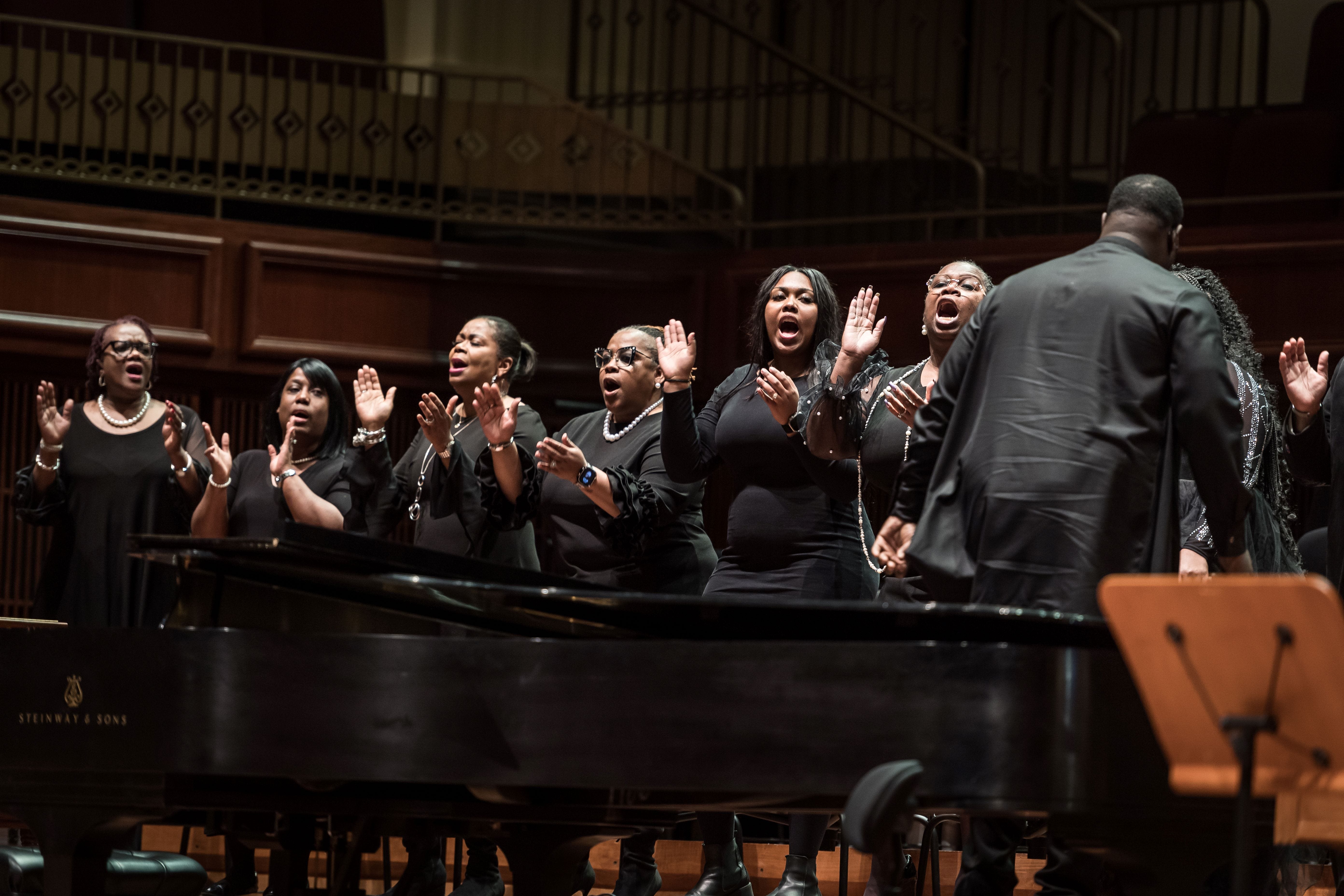 A well-known Milwaukee church choir performed with Brian Kelley during day 3 of the RNC