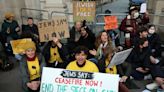 Jewish activists protest outside Foreign Office demanding ceasefire in Gaza and release of hostages