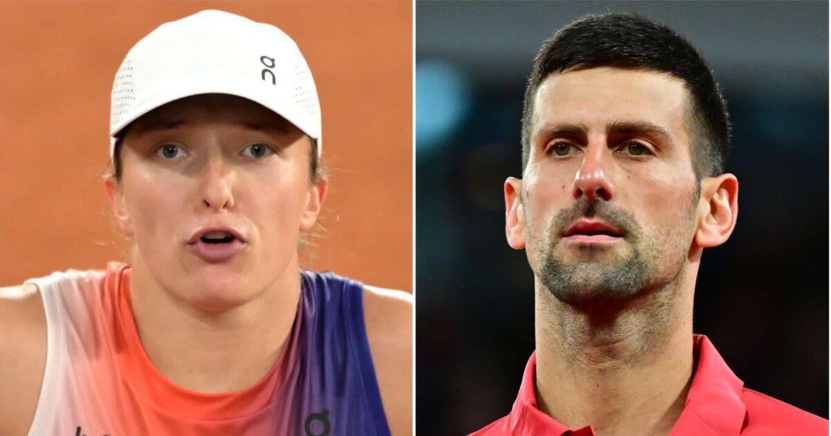 Tennis duo gang up on Novak Djokovic as Iga Swiatek shows true colours