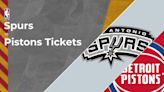 Spurs vs. Pistons Tickets Available – Sunday, April 14