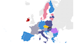 Les sondages des européennes 2024 dans les 28 pays européens compilés dans une carte
