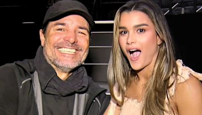 Chayanne le dio una probadita a Clarissa Molina de la gira que pondrá a bailar a tres generaciones