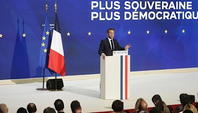 Macron, Battling the Far Right at Home, Pushes for a Stronger Europe