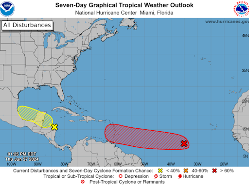 Hurricane center expects tropical storm to form in the Caribbean in the next few days