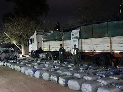 Secuestraron más de dos toneladas de hojas de coca en Santa Fe y el total de la carga está valuado en 113 millones de pesos