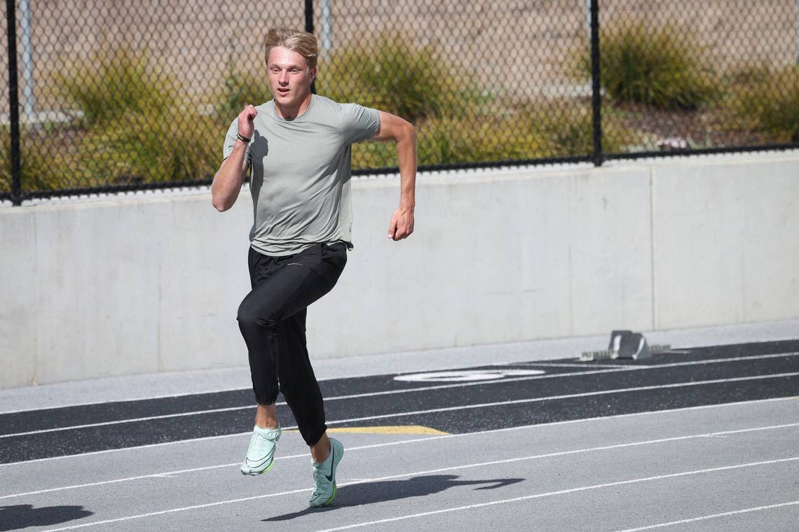 How record-setting SLO runner traded basketball for track — and earned a college scholarship