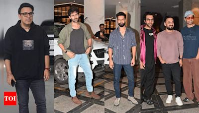 Vicky Kaushal, Sidharth Malhotra, Varun Dhawan, Rajkummar Rao and other celebs attend Dinesh Vijan's birthday bash | Hindi Movie News - Times of India