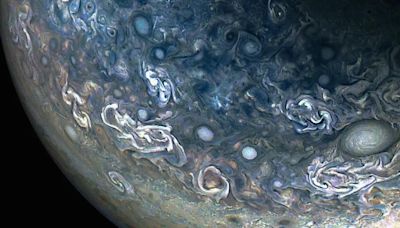 Breathtaking Majesty: NASA’s Juno Captures Jupiter’s Colorful Chaos in Stunning Detail