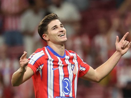 Julián Álvarez se estrena como goleador en el Atlético de Madrid