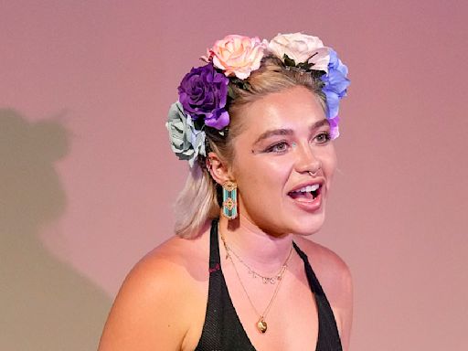 Florence Pugh stuns in a racy sheer dress at Glastonbury Festival