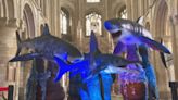 Prehistoric sea monsters take over cathedral | ITV News