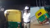 'Dangerous To Human': Bengaluru Man Riding Auto Rickshaw on Single Wheel in Malleshwaram Held; VIDEO