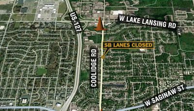 SB Coolidge Road shutdown for construction in Ingham County