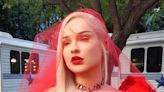 Kim Petras's Firey Grammys Glam Included Glass Skin and a Ruby Lip