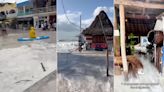 Holbox, Quintana Roo, amanece con inusuales inundaciones por frente frío (videos)