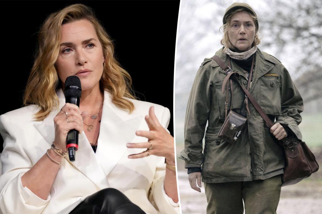 Kate Winslet reveals she was encouraged to ‘cover up her belly rolls’ while filming latest movie