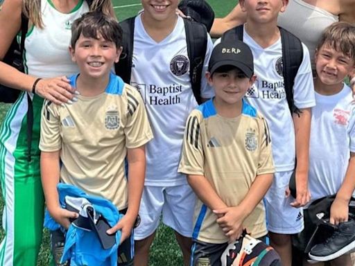 Thiago Messi y Benjamín Suárez, otra vez campeones con el Inter Miami: el posteo de Anto Roccuzzo