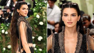 Kendall Jenner Rocks Never-Worn Archival Dress with a Butt Cutout (and Ultra-Long Hair!) at the 2024 Met Gala