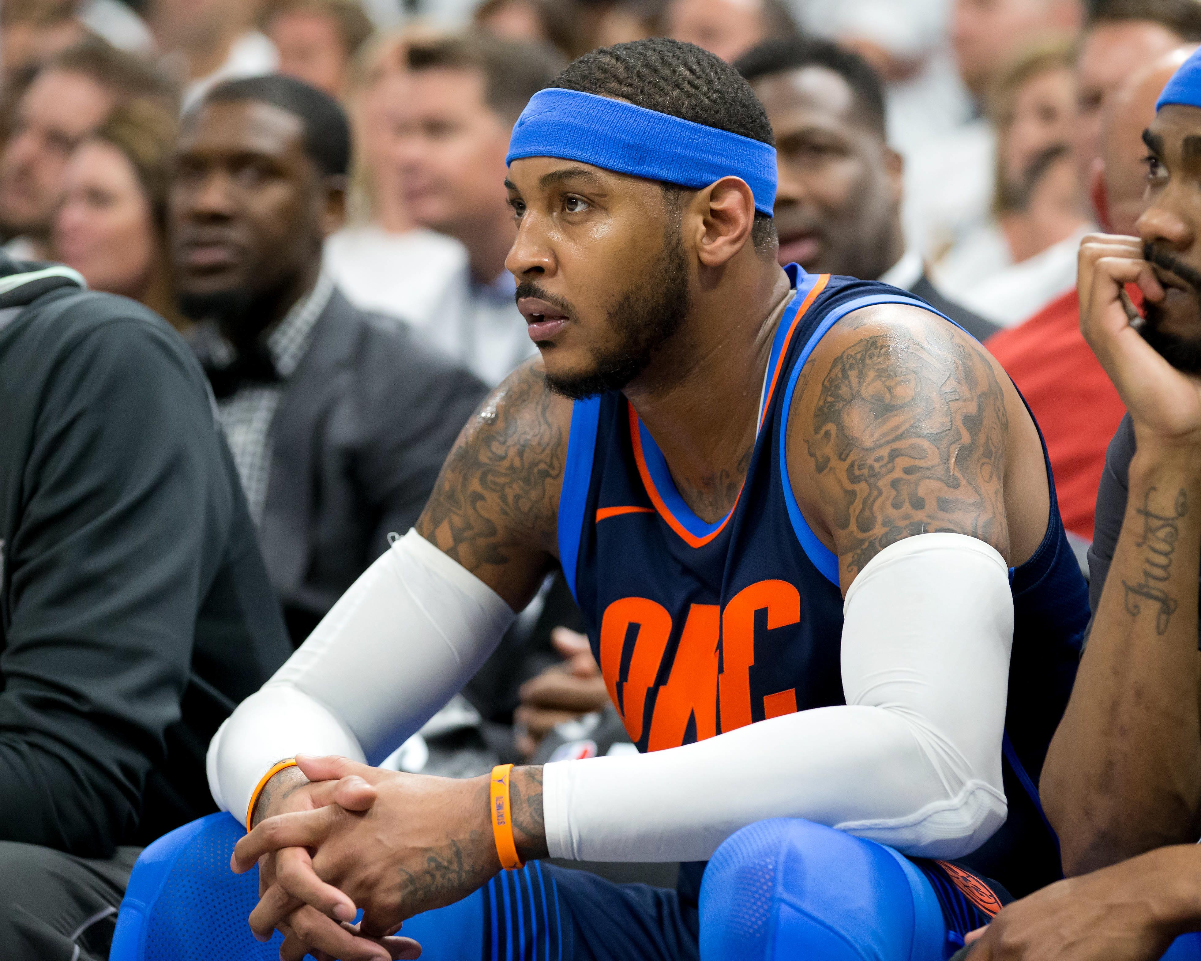 Carmelo Anthony reflects on Thunder tenure, proclaims he had no role in OKC