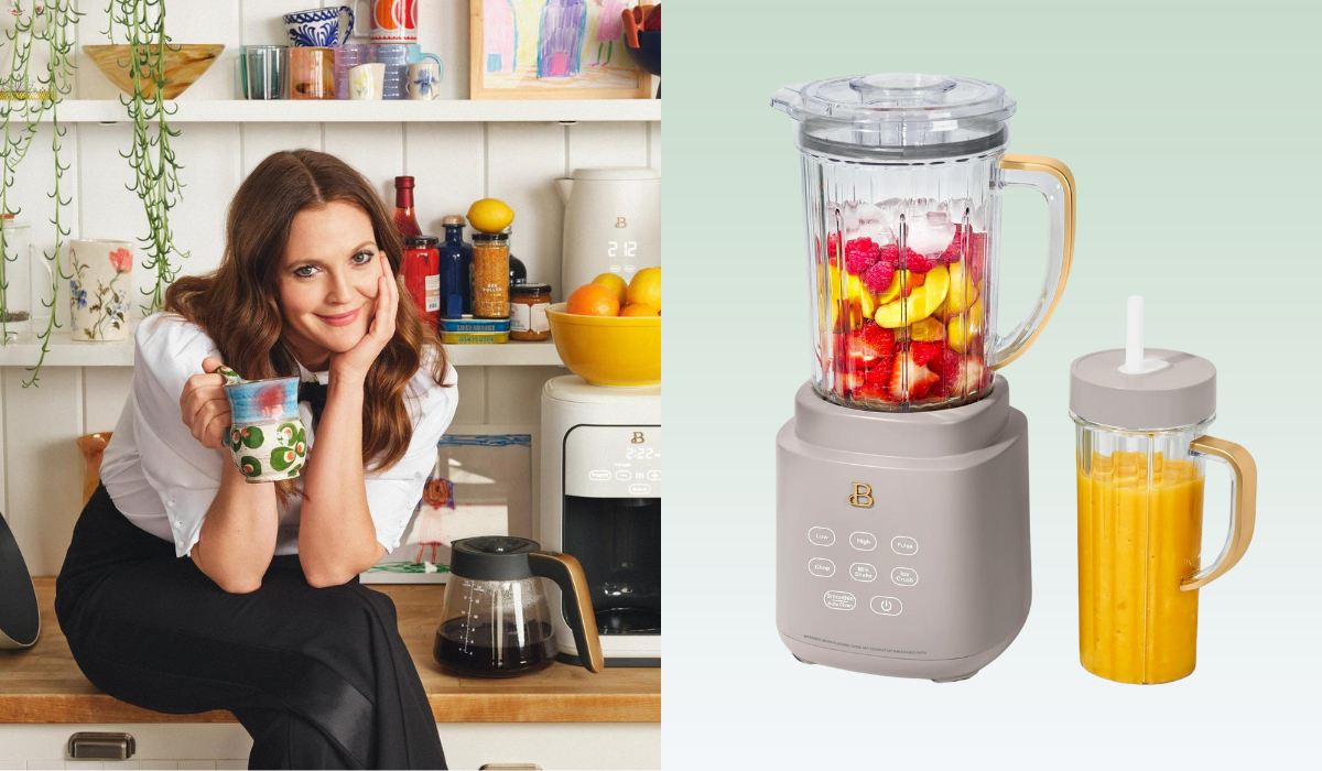Drew Barrymore's new 2-in-1 blender will take your summertime smoothie game to new levels