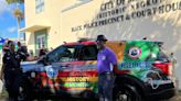 Fury as Miami reveal Africa themed police car for Black History Month