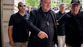 'Coup plotter!' Bannon's post-sentencing MAGA meltdown disrupted by determined heckler