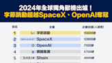 【企業排名】2024年全球獨角獸榜出爐！字節跳動超越SpaceX、OpenAI奪冠