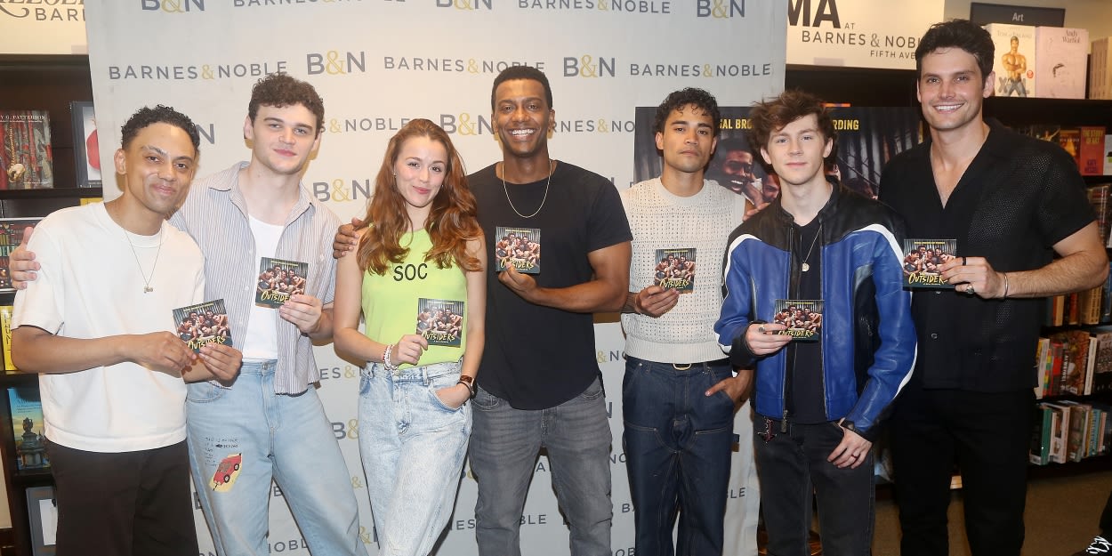 Photos: THE OUTSIDERS Cast Signs Original Broadway Cast Recording at Barnes & Noble