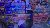 Grimsby shopkeeper tackles robber armed with gun