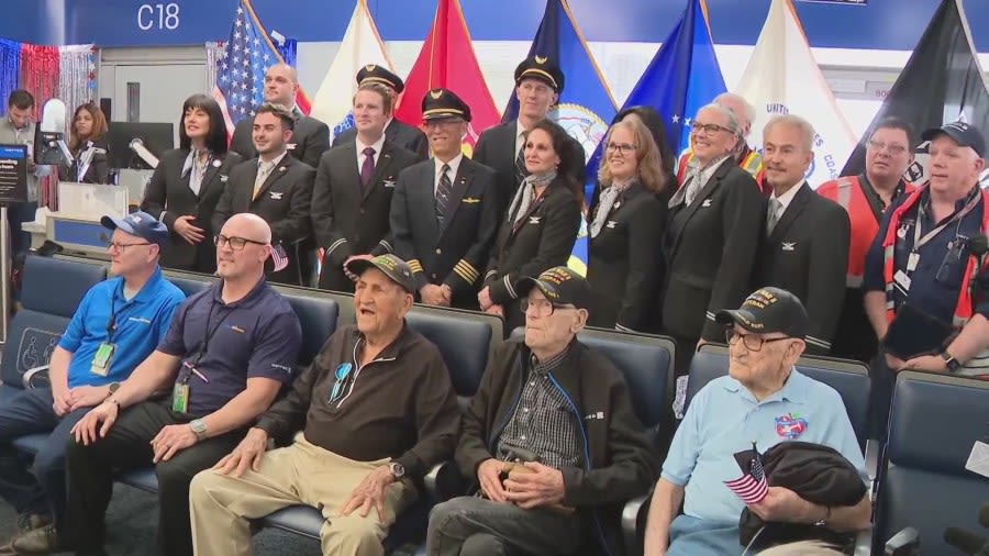 Honorary send-off held for 3 WWII veterans who will commemorate 80th anniversary of D-Day in France