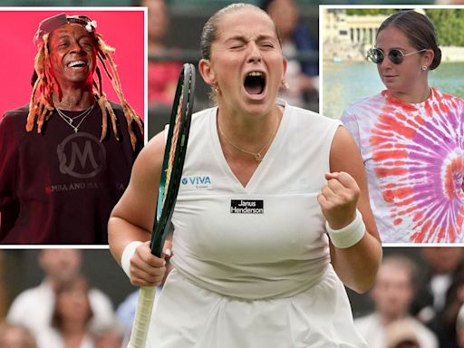 Ostapenko is Lil Wayne pal with baffling running stats and bonkers bold outfits