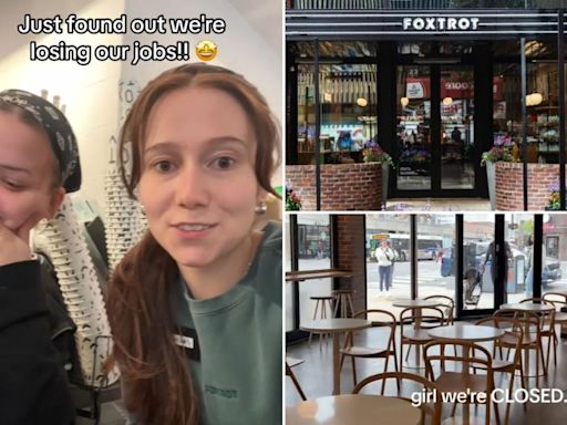 Foxtrot employee forced to kick customers out of store as cafe chain abruptly closes all locations, laying off hundreds on 2 hours’ notice