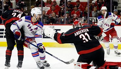 Carolina Hurricanes eliminated from playoffs with loss to New York Rangers